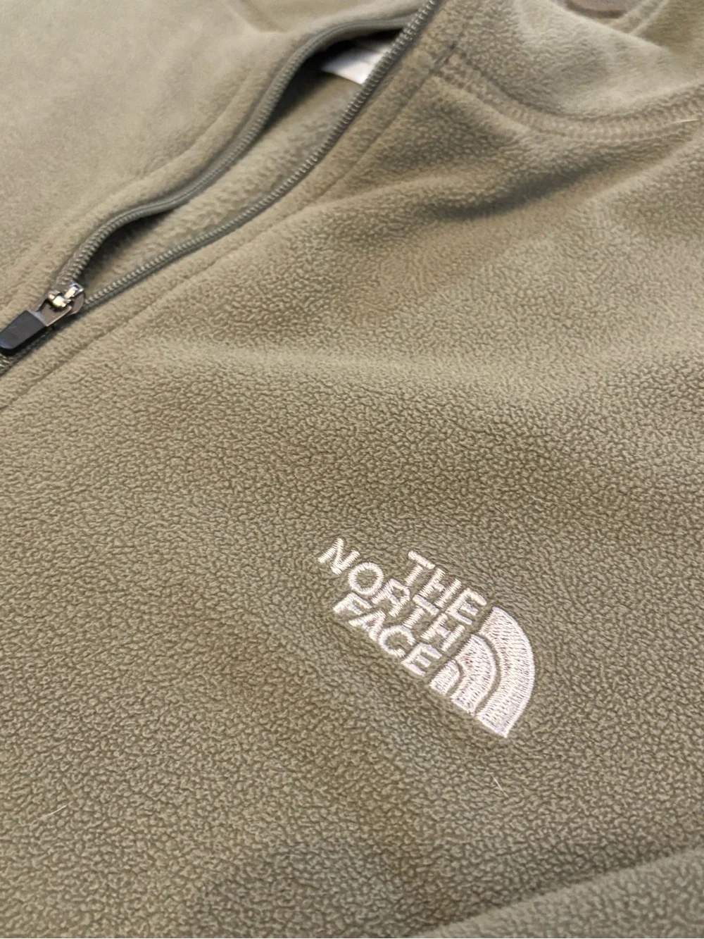 The North Face Men's Glacier 1/4 Zip Fleece Pullover Olive Green Size XL